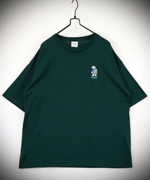 Burner（バーナー）の「【GROOVY STORE】WIDE Crew Neck T-Shirt ワンポイントロゴ刺繍（Tシャツ/カットソー）」