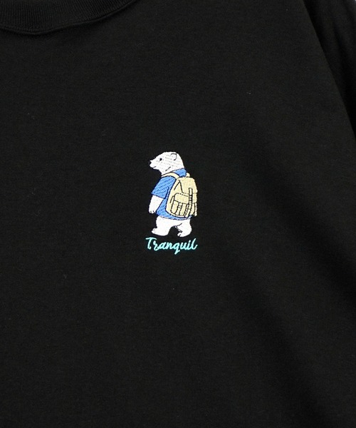 Burner(バーナー)の「【GROOVY STORE】WIDE Crew Neck T-Shirt ワンポイントロゴ刺繍(Tシャツ/カットソー・メンズ・ホワイト系その他2/イエロー系その他/ブラック/ミント/スミクロ/ダークネイビー/ブラック系3/ホワイト系その他/ホワイト/ダークグリーン/杢グレー/ブラック系2・L/M/LL)」の18枚目の写真