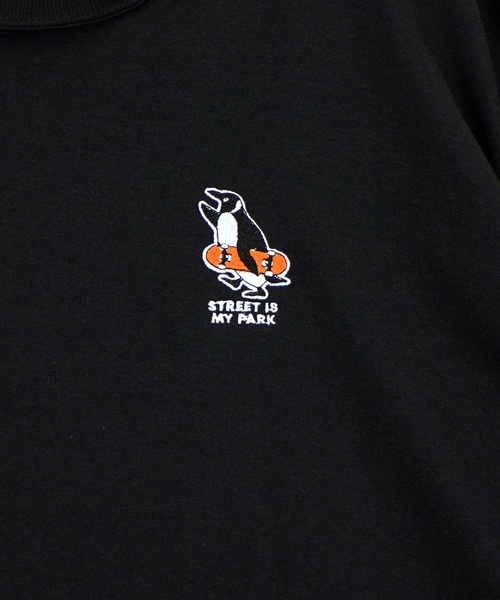 Burner(バーナー)の「【GROOVY STORE】WIDE Crew Neck T-Shirt ワンポイントロゴ刺繍(Tシャツ/カットソー・メンズ・ホワイト系その他2/イエロー系その他/ブラック/ミント/スミクロ/ダークネイビー/ブラック系3/ホワイト系その他/ホワイト/ダークグリーン/杢グレー/ブラック系2・L/M/LL)」の17枚目の写真