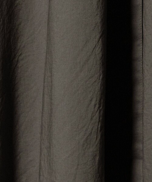 green label relaxing（グリーンレーベルリラクシング）の「ギャザー ソリッド シャツワンピース（シャツワンピース・レディース・ダークグレー・FREE）」の14枚目の写真