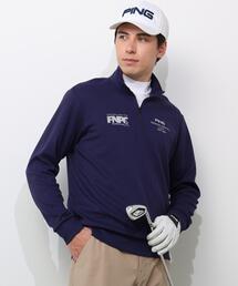PING（ピン）の「【PING APPAREL】全方向ストレッチダブルフェイスドライミックスアイストーンハーフジップカットソー ＜NATIVE＞ (MENS)（スウェット）」