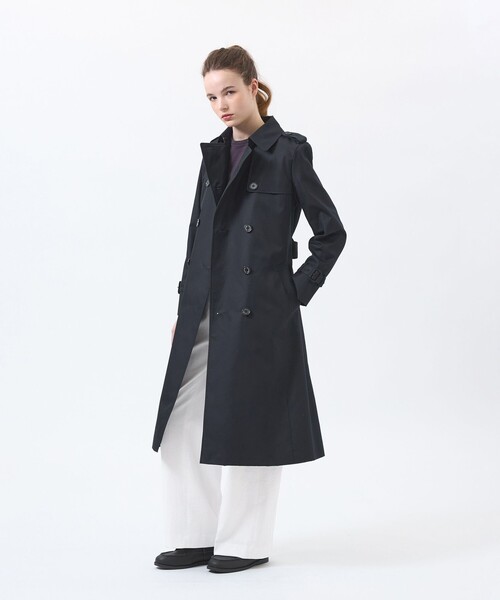 MACKINTOSH PHILOSOPHY（ﾏｯｷﾝﾄｯｼｭ ﾌｨﾛｿﾌｨｰ）の「【MP STANDARD TROUSERS 001 WIDE FIT】DRY OXFORD製（その他パンツ・レディース・ライトイエロー/ベージュ系その他/ダークネイビー/ブルー系その他7/チャコールグレー/オフホワイト/ブルー/ブラウン系その他4/カーキ・40/36/34/38/32）」の18枚目の写真