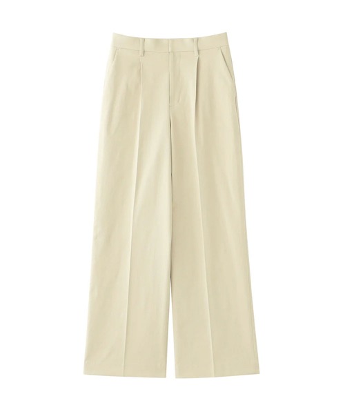MACKINTOSH PHILOSOPHY（ﾏｯｷﾝﾄｯｼｭ ﾌｨﾛｿﾌｨｰ）の「【MP STANDARD TROUSERS 001 WIDE FIT】DRY OXFORD製（その他パンツ・レディース・ライトイエロー/ベージュ系その他/ダークネイビー/ブルー系その他7/チャコールグレー/オフホワイト/ブルー/ブラウン系その他4/カーキ・40/36/34/38/32）」の9枚目の写真