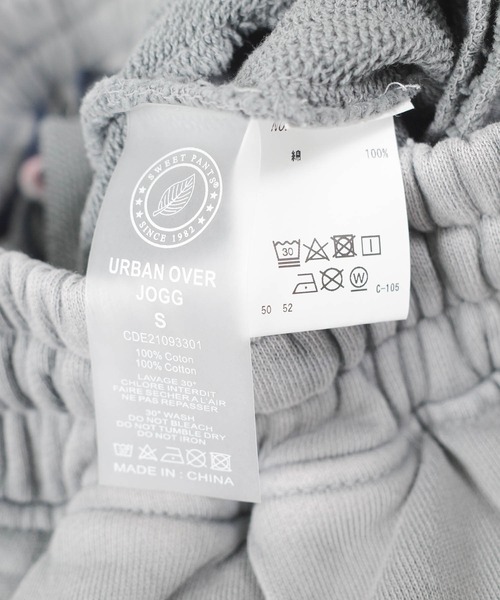 SWEET PANTS(スイートパンツ)の「【SE1】【SWEET PANTS/スイートパンツ】 URBAN OVERJOGG SWEAT PANTS(スウェットパンツ・レディース・グレー/カーキ/Black・S/L/M)」の16枚目の写真