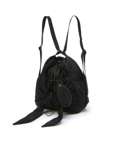 athe（アテ）の「[RUBAN] ブラックリボンバックパック兼ショルダーバッグ S AABA6FF11BK（ショルダーバッグ・レディース・ブラック・FREE）」の4枚目の写真