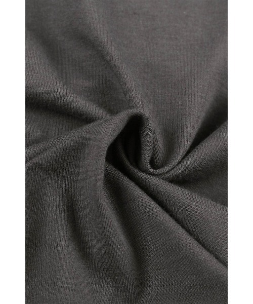 ALEXIA STAM（アリシアスタン）の「Cachecoeur Long Sleeve Top /カシュクールトップス（Tシャツ/カットソー・レディース・チャコールグレー/グレー/ピンク系・L/M/S）」の4枚目の写真