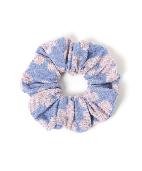 LOWRYS FARM（ローリーズファーム）の「パイルハナガラシュシュ 656353（シュシュ・レディース・ピンク/ブルー・FREE）」の2枚目の写真