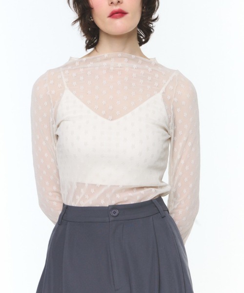 PETIT BLOOM SHEER TOPS（プチブルームシアートップス）（Tシャツ