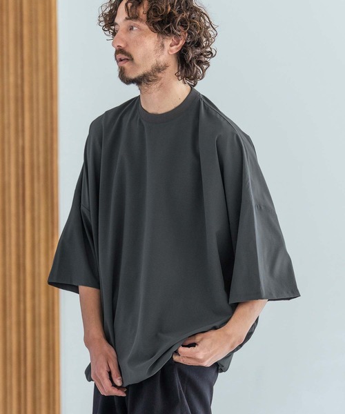 Magine（マージン）の「mt10395-Dot Air Fabric T-Shirt Tシャツ(MGN-261-041)（Tシャツ/カットソー・メンズ・ネイビー/チャコール/ブラック・44/46/48）」の5枚目の写真