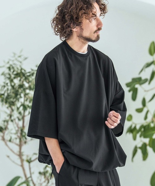 Magine（マージン）の「mt10395-Dot Air Fabric T-Shirt Tシャツ(MGN-261-041)（Tシャツ/カットソー・メンズ・ネイビー/チャコール/ブラック・44/46/48）」の8枚目の写真