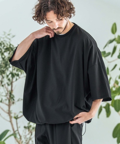 Magine（マージン）の「mt10395-Dot Air Fabric T-Shirt Tシャツ(MGN-261-041)（Tシャツ/カットソー・メンズ・ネイビー/チャコール/ブラック・44/46/48）」の9枚目の写真