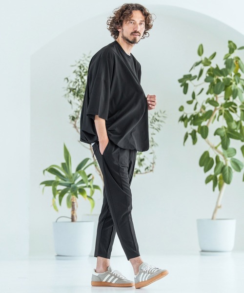 Magine(マージン)の「mt10395-Dot Air Fabric T-Shirt Tシャツ(MGN-261-041)(Tシャツ/カットソー・メンズ・ネイビー/チャコール/ブラック・44/46/48)」の13枚目の写真