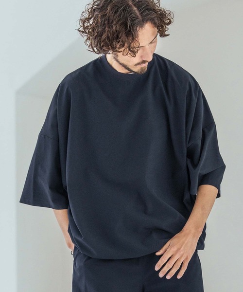 Magine(マージン)の「mt10395-Dot Air Fabric T-Shirt Tシャツ(MGN-261-041)(Tシャツ/カットソー・メンズ・ネイビー/チャコール/ブラック・44/46/48)」の15枚目の写真