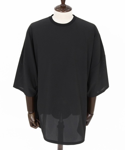 Magine(マージン)の「mt10395-Dot Air Fabric T-Shirt Tシャツ(MGN-261-041)(Tシャツ/カットソー・メンズ・ネイビー/チャコール/ブラック・44/46/48)」の21枚目の写真