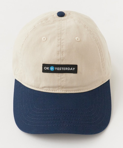 OK YESTERDAY(オッケーイエスタデイ)の「OK YESTERDAY / オーケー イエスタデイ 2トーンベースボールキャップ / Two-Tone Baseball Cap 2026年 夏 夏服(キャップ・メンズ・ブラック/ネイビー/レッド・FREE)」の15枚目の写真