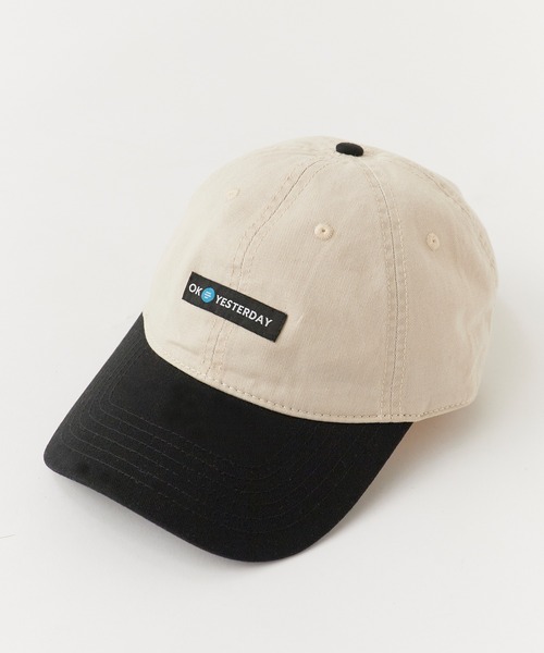 OK YESTERDAY(オッケーイエスタデイ)の「OK YESTERDAY / オーケー イエスタデイ 2トーンベースボールキャップ / Two-Tone Baseball Cap 2026年 夏 夏服(キャップ・メンズ・ブラック/ネイビー/レッド・FREE)」の5枚目の写真
