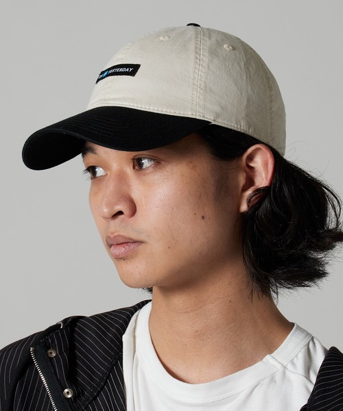 OK YESTERDAY(オッケーイエスタデイ)の「OK YESTERDAY / オーケー イエスタデイ 2トーンベースボールキャップ / Two-Tone Baseball Cap 2026年 夏 夏服(キャップ・メンズ・ブラック/ネイビー/レッド・FREE)」の10枚目の写真