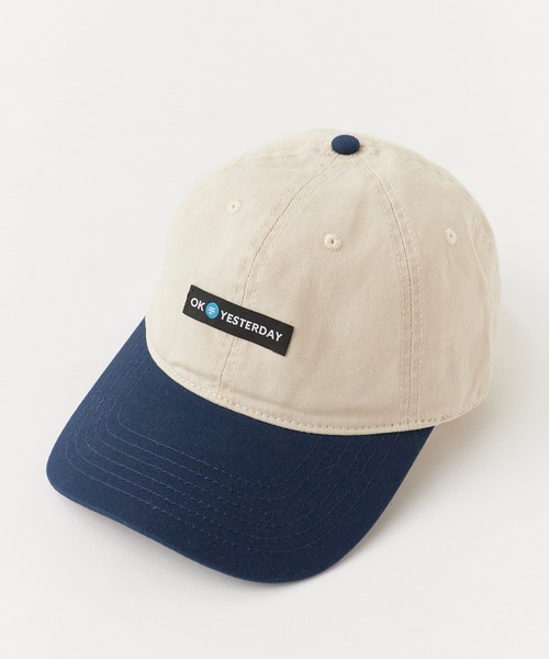 OK YESTERDAY(オッケーイエスタデイ)の「OK YESTERDAY / オーケー イエスタデイ 2トーンベースボールキャップ / Two-Tone Baseball Cap 2026年 夏 夏服(キャップ・メンズ・ブラック/ネイビー/レッド・FREE)」の16枚目の写真
