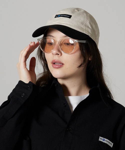 OK YESTERDAY(オッケーイエスタデイ)の「OK YESTERDAY / オーケー イエスタデイ 2トーンベースボールキャップ / Two-Tone Baseball Cap 2026年 夏 夏服(キャップ・メンズ・ブラック/ネイビー/レッド・FREE)」の9枚目の写真