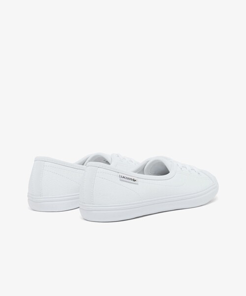 LACOSTE（ラコステ）の「レディース MEDIAN LTH 126 1 SFA バレエシューズ スニーカー（スニーカー・レディース・ホワイト/ブラック×ホワイト・23.5cm/24.0cm/23.0cm/22.5cm/25.5cm/24.5cm）」の12枚目の写真