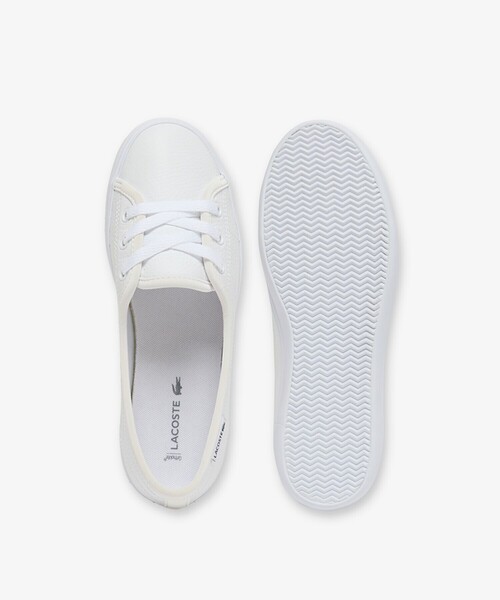LACOSTE（ラコステ）の「レディース MEDIAN LTH 126 1 SFA バレエシューズ スニーカー（スニーカー・レディース・ホワイト/ブラック×ホワイト・23.5cm/24.0cm/23.0cm/22.5cm/25.5cm/24.5cm）」の13枚目の写真