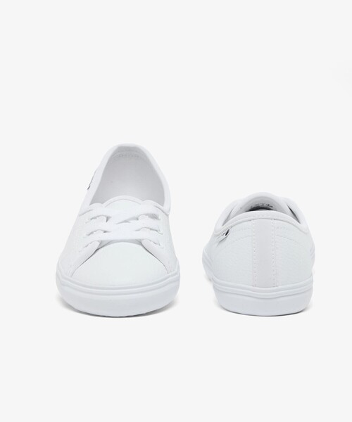LACOSTE（ラコステ）の「レディース MEDIAN LTH 126 1 SFA バレエシューズ スニーカー（スニーカー・レディース・ホワイト/ブラック×ホワイト・23.5cm/24.0cm/23.0cm/22.5cm/25.5cm/24.5cm）」の14枚目の写真
