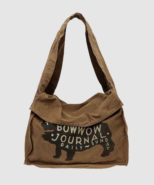 THE BOW WOW JOURNAL NEWSPAPER BAG AGED（ショルダーバッグ）｜BOW