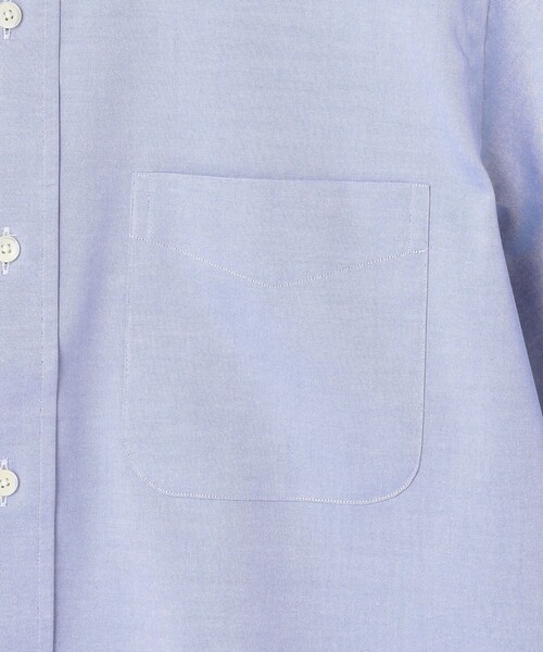 J.PRESS(ジェイプレス)の「【PREMIUM PLEATS / 形態安定】ピンオックス 半袖シャツ / B.D.(シャツ/ブラウス・メンズ・ホワイト系/ダルブルー系・SMALL/MEDIUM/LARGE/X-LARGE)」の8枚目の写真