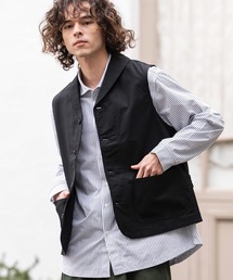 CAMBIO | mcg3791- ショールカラーチノワーカーズベスト(HLCM0242)(ベスト)