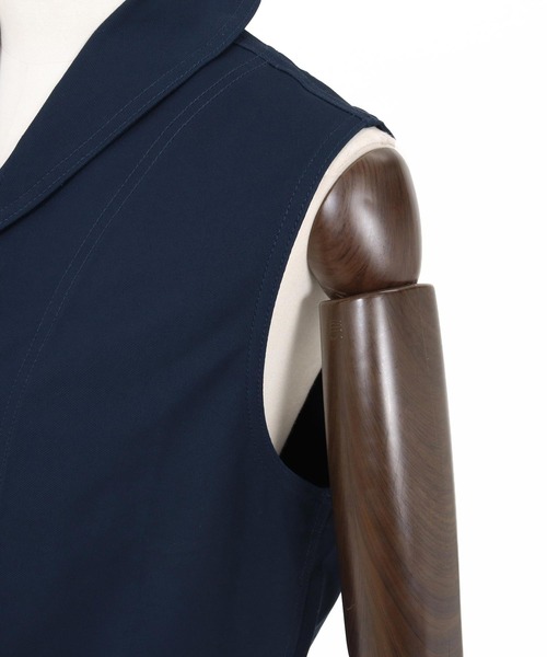 CAMBIO（カンビオ）の「mcg3791- ショールカラーチノワーカーズベスト(HLCM0242)（ベスト・メンズ・ブラック/ネイビー/ベージュ・M/S/L）」の9枚目の写真