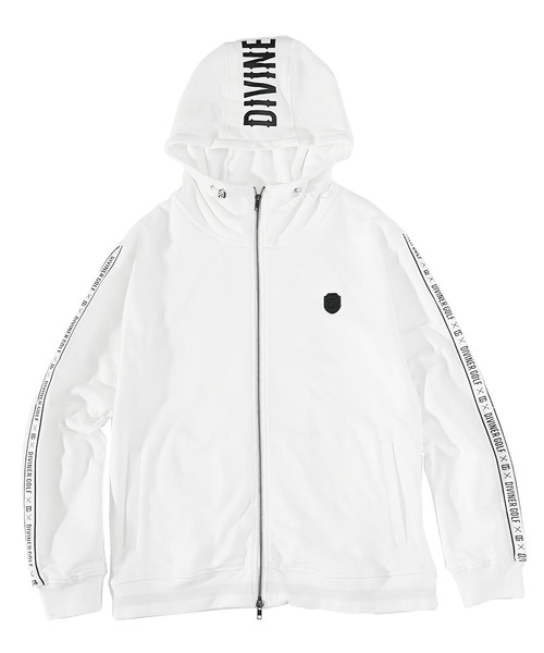 JOKER(ジョーカー)の「【DIVINER GOLF】裏毛テープ使いジップパーカー メンズ フルジップ ゴルフウェア スウェット 春服(パーカー・メンズ・ホワイト/ブラック/杢グレー・M/L/XL/XXL)」の10枚目の写真