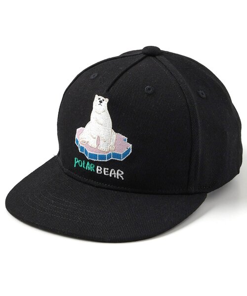 BREEZE（ブリーズ）の「旭山動物園応援商品 刺繍キャップ（キャップ・キッズ・ブラック/ブルー・50/54/58）」の3枚目の写真