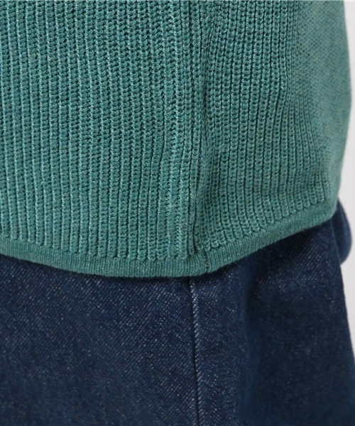 LBC（エルビーシー）の「12G畦Vネックプルオーバー（ニット/セーター・レディース・オレンジ/ベージュ/チャコールグレー/グリーン・MEDIUM/LARGE）」の13枚目の写真