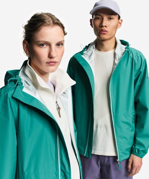 AIGLE(エーグル)の「全天候型 透湿防水 パッカブル フーデッドジャケット(マウンテンパーカー・レディース・ダークブルー/イエロー/ダークネイビー/ピンク/モスグリーン/グリーン/カーキ/ブラック・M/L/S/XXL/XL)」の15枚目の写真