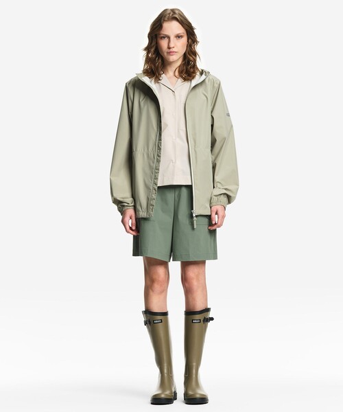AIGLE(エーグル)の「全天候型 透湿防水 パッカブル フーデッドジャケット(マウンテンパーカー・レディース・ダークブルー/イエロー/ダークネイビー/ピンク/モスグリーン/グリーン/カーキ/ブラック・M/L/S/XXL/XL)」の17枚目の写真