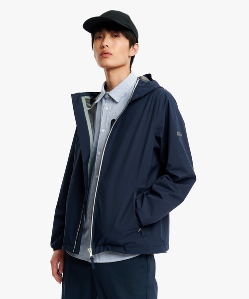 AIGLE(エーグル)の「全天候型 透湿防水 パッカブル フーデッドジャケット(マウンテンパーカー・レディース・ダークブルー/イエロー/ダークネイビー/ピンク/モスグリーン/グリーン/カーキ/ブラック・M/L/S/XXL/XL)」の6枚目の写真
