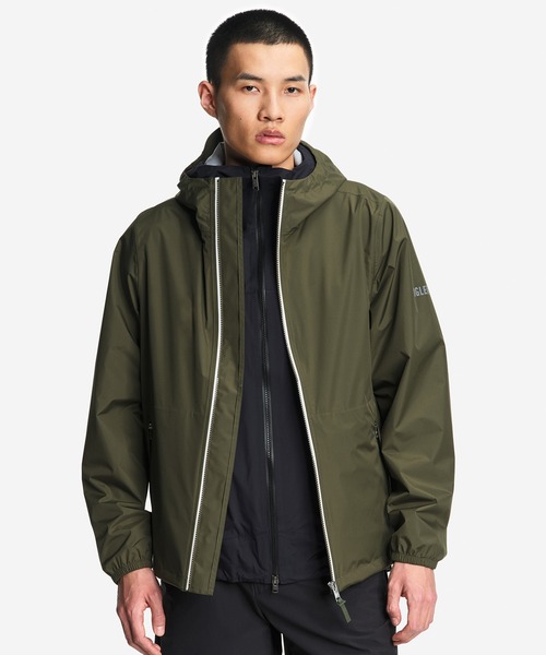 AIGLE(エーグル)の「全天候型 透湿防水 パッカブル フーデッドジャケット(マウンテンパーカー・レディース・ダークブルー/イエロー/ダークネイビー/ピンク/モスグリーン/グリーン/カーキ/ブラック・M/L/S/XXL/XL)」の5枚目の写真