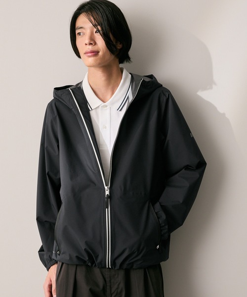 AIGLE(エーグル)の「全天候型 透湿防水 パッカブル フーデッドジャケット(マウンテンパーカー・レディース・ダークブルー/イエロー/ダークネイビー/ピンク/モスグリーン/グリーン/カーキ/ブラック・M/L/S/XXL/XL)」の2枚目の写真