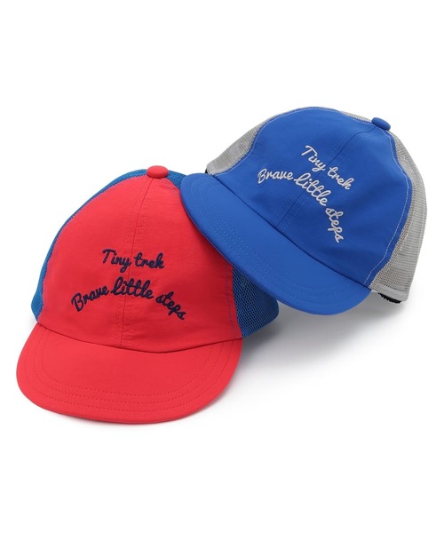 KP DECO（ケーピーデコ）の「ツートーン メッシュ キャップ（ニットキャップ/ビーニー・キッズ・レッド/ブルー・MEDIUM/LARGE）」の8枚目の写真