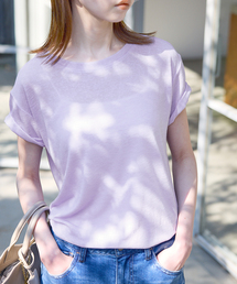 SLOBE IENA（スローブイエナ）の「《追加》スラブ天竺5分袖TEE（Tシャツ/カットソー）」