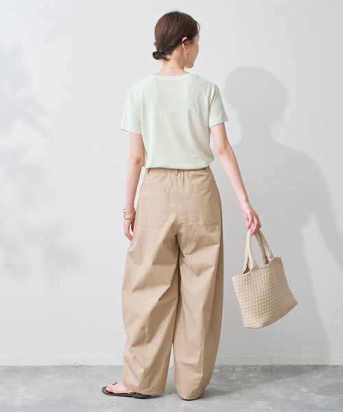 ☆スローブイエナ☆新品タグ付☆スラブ天竺5分袖TEE☆2023SS☆完売☆ 追加》スラブ天竺5分袖TEE（Tシャツ/カットソー）｜SLOBE IENA