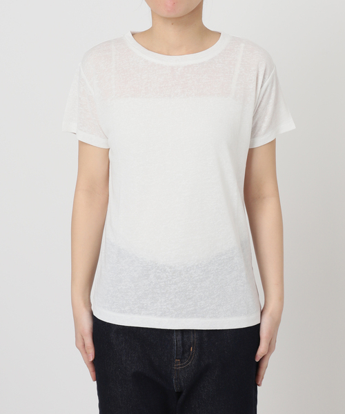 ☆スローブイエナ☆新品タグ付☆スラブ天竺5分袖TEE☆2023SS☆完売☆ SLOBE IENA（スローブイエナ） tシャツ 「追加」スラブ天竺5分袖TEE