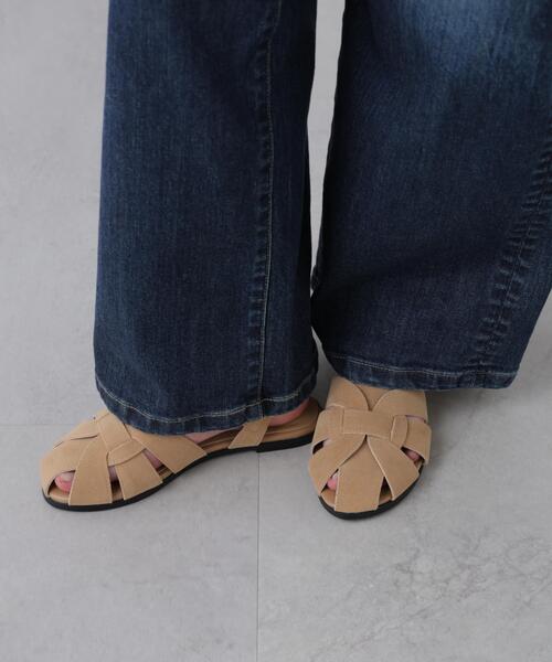 FREE'S MART（フリーズマート）の「グルカサンダル（サンダル・レディース・ブラック/ベージュ・SMALL/MEDIUM）」の5枚目の写真