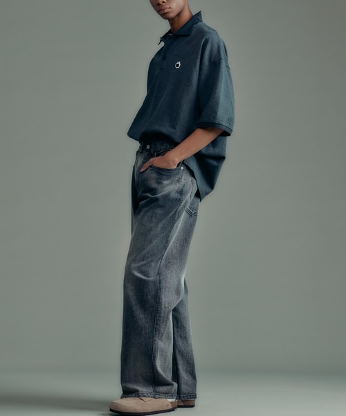 【ADAMPATEK/アダムパテック】aged finish denimpant エイジング加工デニムパンツ