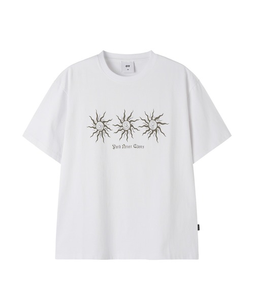 OY（オーワイ）の「『OY/オーワイ』TRIPLE SUN TEE /トリプルサンTシャツ（Tシャツ/カットソー・メンズ・ホワイト/ブラック・L/M）」の18枚目の写真