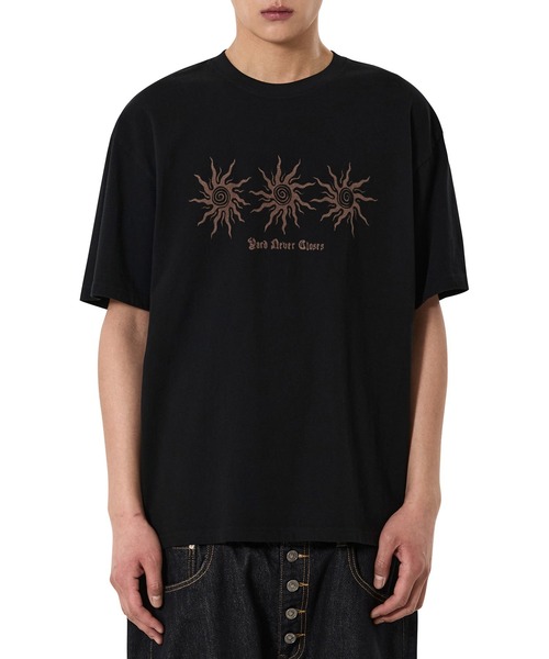 OY（オーワイ）の「『OY/オーワイ』TRIPLE SUN TEE /トリプルサンTシャツ（Tシャツ/カットソー・メンズ・ホワイト/ブラック・L/M）」の3枚目の写真