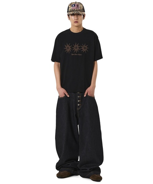 OY（オーワイ）の「『OY/オーワイ』TRIPLE SUN TEE /トリプルサンTシャツ（Tシャツ/カットソー・メンズ・ホワイト/ブラック・L/M）」の7枚目の写真
