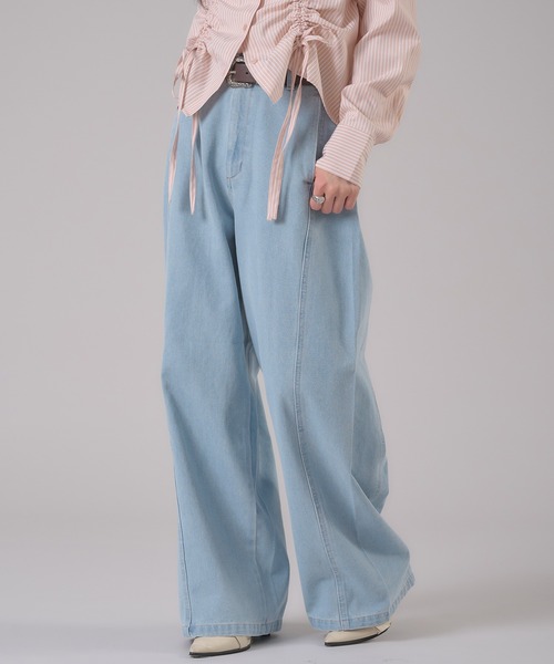 apres jour mignon(アプレジュールミニョン)の「バレルレックデニムアソートパンツ(デニムパンツ・レディース・ピンク/ブルー系その他/グレー・MEDIUM/LARGE/SMALL)」の13枚目の写真