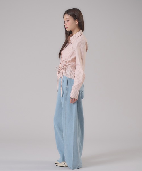apres jour mignon(アプレジュールミニョン)の「バレルレックデニムアソートパンツ(デニムパンツ・レディース・ピンク/ブルー系その他/グレー・MEDIUM/LARGE/SMALL)」の16枚目の写真