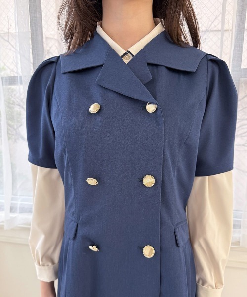 F i.n.t(フィント)の「テーラードセーラー衿ワンピース/fint フィント(ワンピース・レディース・アイボリー/ネイビー・FREE)」の17枚目の写真